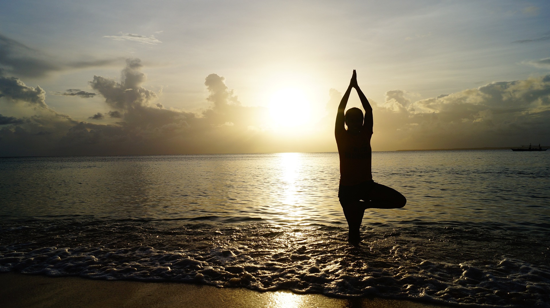 Abendstille Yogasession